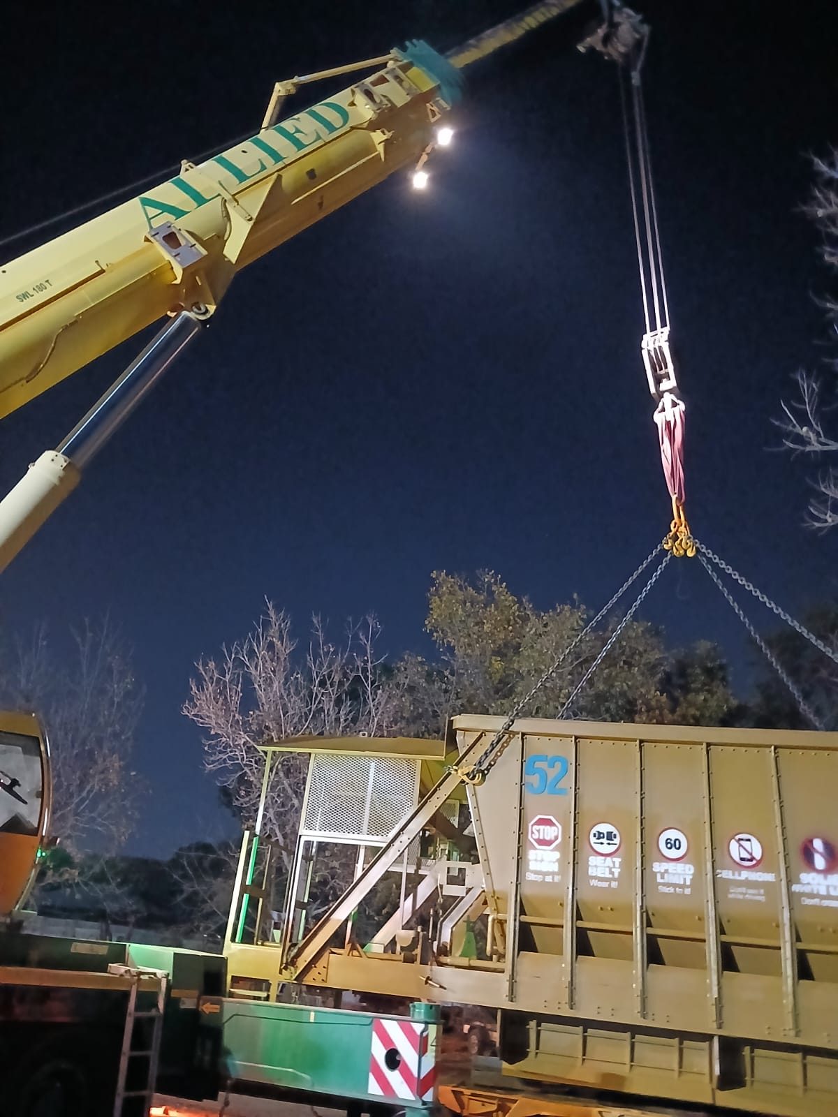 Screening plant, finished