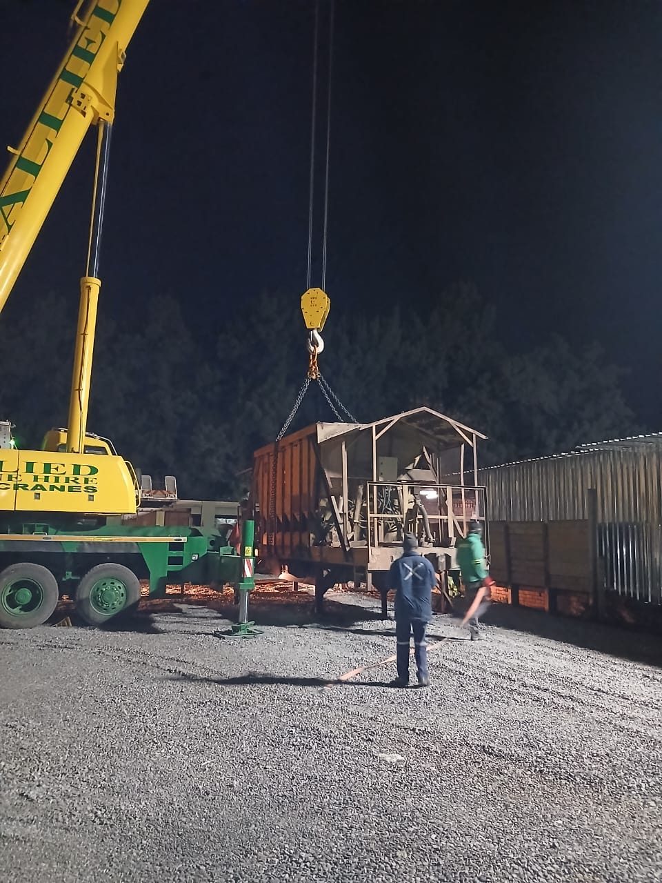 Screening plant