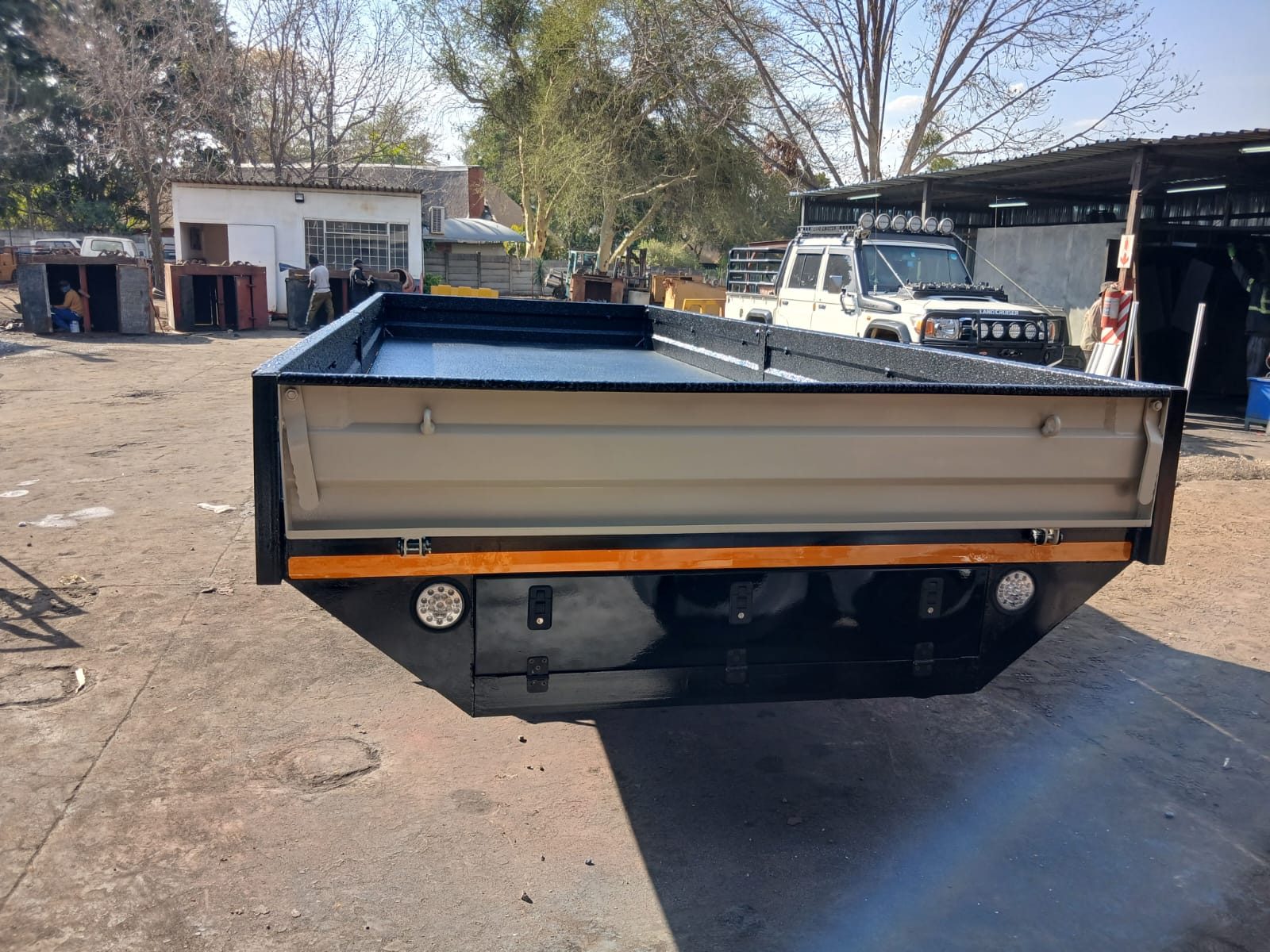 Flatdeck dropside trailer