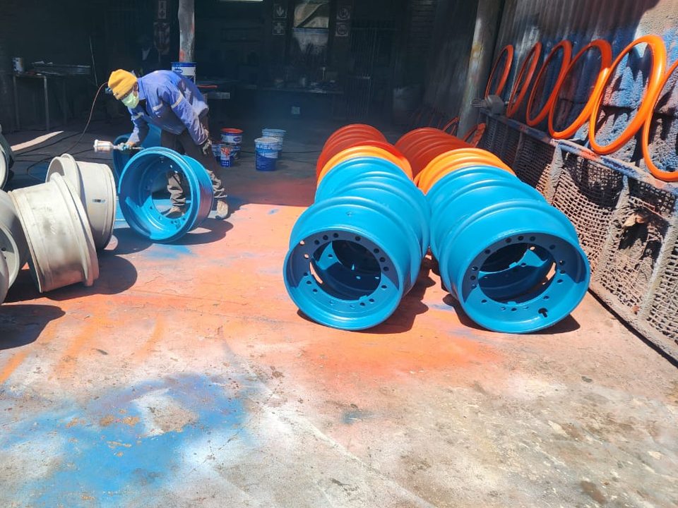 Repaint in the workshop